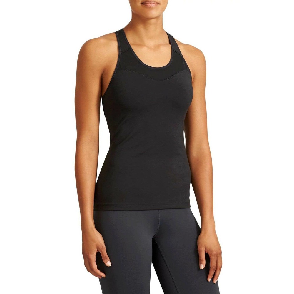Athleta Spiral Support Active Tank Top Sise S Strappy Racerback‎ Removable Pads